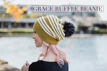 Grace Ruffle Beanie Crochet Pattern