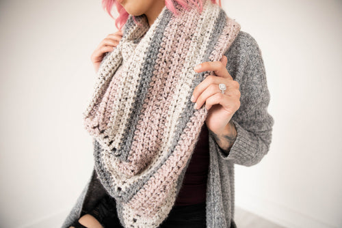 Turning Point Triangle Scarf Crochet Pattern