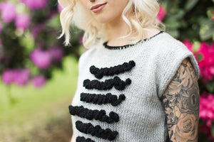 Marie Tee Knitting & Crochet Hybrid Pattern
